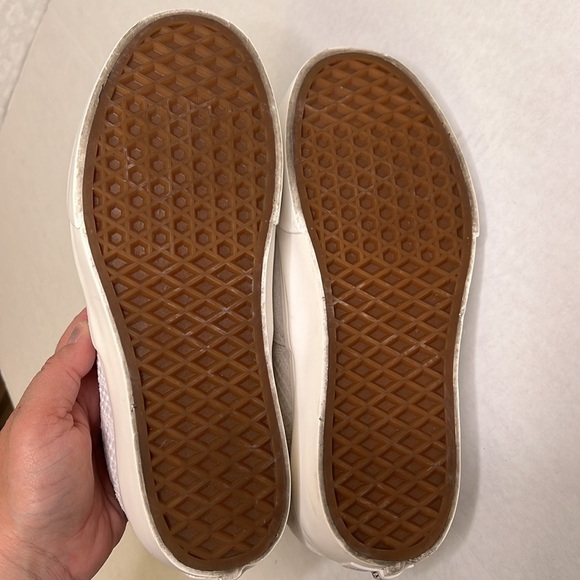 VANS ERA PLATFORM WHITE SNAKESKIN ANIMAL EMBOSSED SNEAKERS 7 - Picture 13 of 16